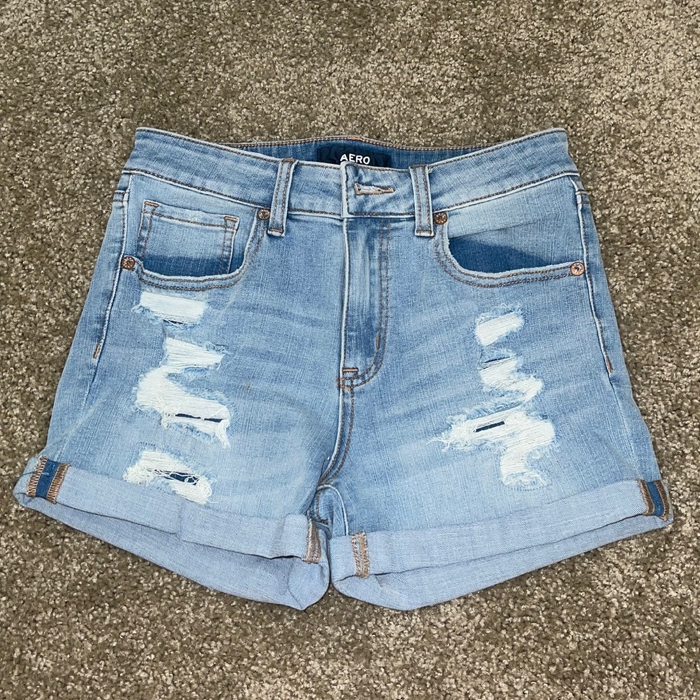 High rise shorts